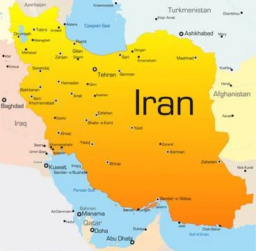 Iran Abstract vector color map of Iran country Copyright: xZoonar.com/Rusl... Stock Photos