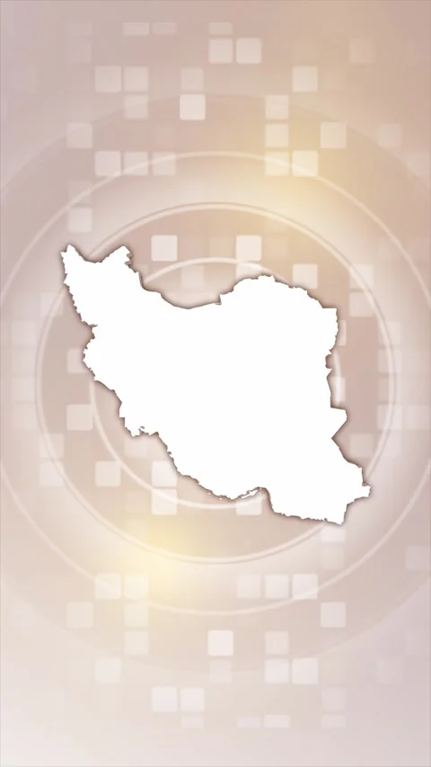 Iran Animated Map Stock Footage 275899944