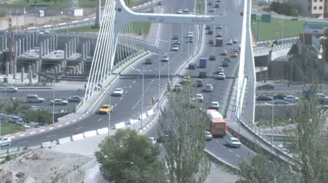 Iran bridge Video stock 8984852