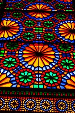 In iran colors from the   windows Stock Photos