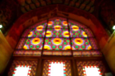 In iran colors from the   windows Stock-Fotos