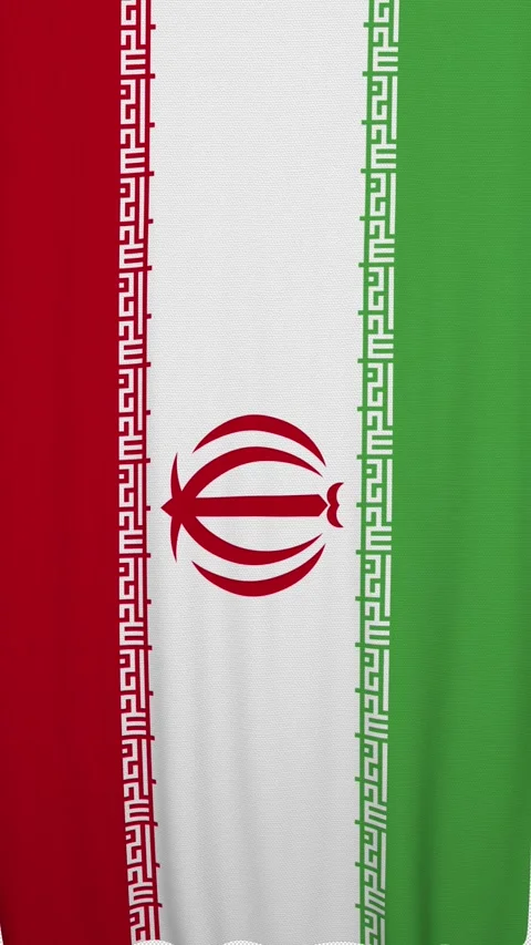 IRAN Curtain Flag Animation Transition, Loop Stock Footage 331834490