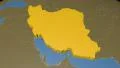 Iran extruded. Solids. 4k or 4k+ Resolution