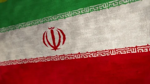 Iran Flag Animation Motion Graphics Video stock 82781441