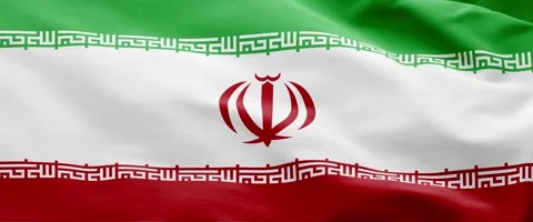 Iran Flag Animation – Seamless Loop (4K UHD) Stock Footage 318100913