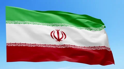 Iran Flag Animation – Seamless Loop (4K UHD) Stock Footage 318100914