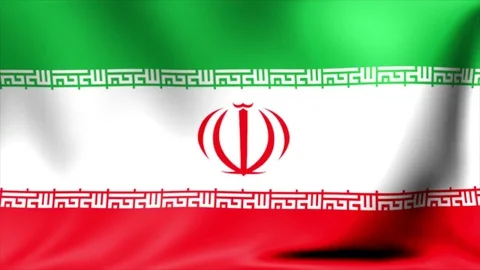 Iran Flag. Background Seamless Looping Animation. 4K High Definition Video Stock Footage 71884641