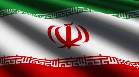 Iran flag close up Stock Footage 925010