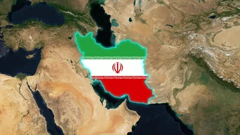 Iran Flag Stock-Footage 307065620