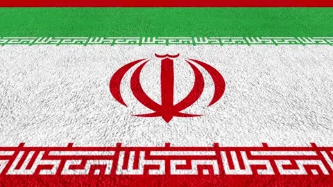 Iran  flag 스톡 동영상 333327570