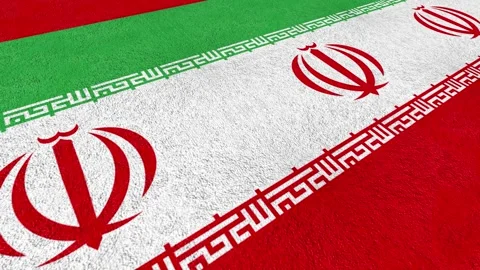 Iran  flag Stockbeeldmateriaal 333327583
