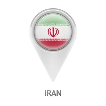 Iran Flag Icon Stock Illustration
