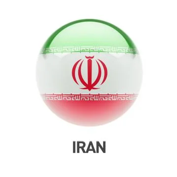 Iran Flag Icon Stock Illustration