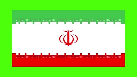 Iran Flag Loop Animation  and Glitch Background FX 4K, 2K, Full HD Stock Footage 312768644