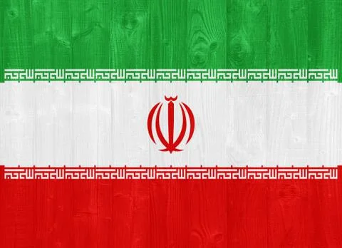 Iran flag Stock Photos