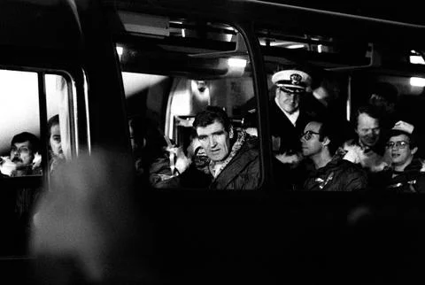 Iran Hostages Arrive Foto stock