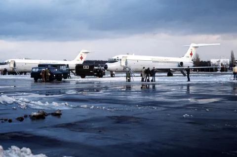 Iran Hostages Arrive Foto stock