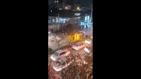 Iran: Iran protests turn violent amid growing anger at regime Stock Footage 325971617