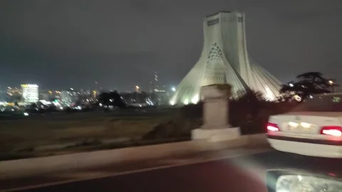 Iran: Iran Says Tehran Had A Quiet Night Stock Footage 326626292