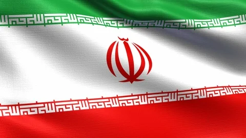 Iran Looping Flag 4K Vídeos de archivo 108051012