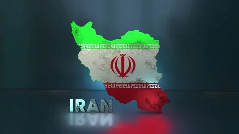 Iran Map 库存影片 283079615