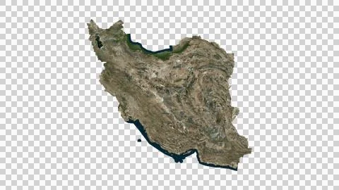 Iran Map Stock Illustration