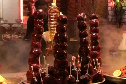 Iran night cafe in Tabriz Video stock 22101439
