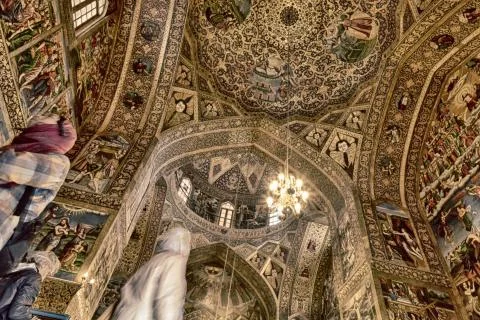 In iran the old      cathedral Fotos de archivo