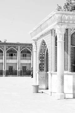 In iran the  old     mosque Stock-Fotos