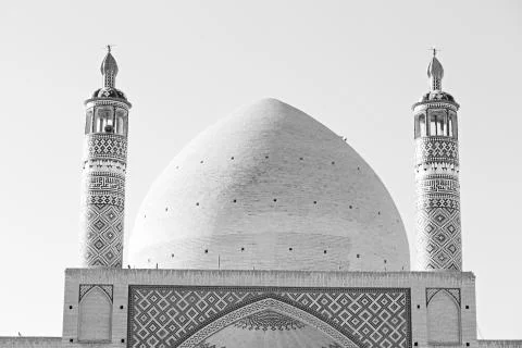 In iran the  old       mosque Stock-Fotos