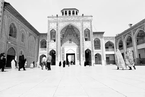 In iran the  old     mosque Stock Photos