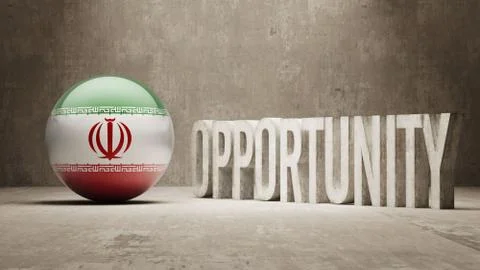 Iran. Opportunity Concept. Stock Illustration
