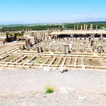 In iran     persepolis Foto stock