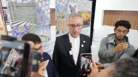 Iran returns to Mexico after the first match due to repeated obstacles from the  Stock Footage 337594582