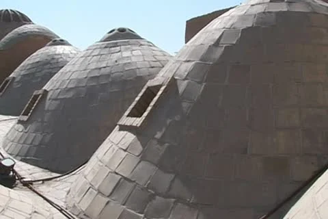 Iran. roofs in Yazd Stock Footage 22101857