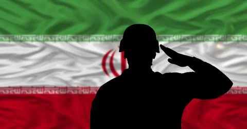 Iran soldier Stock Illustration