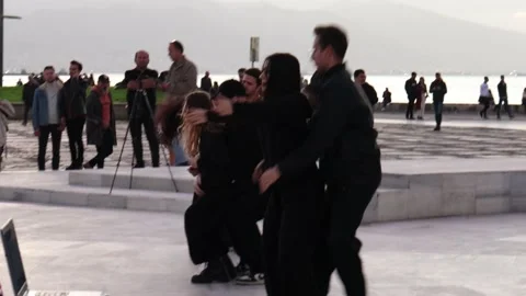 Iran Solidarity Protests in Turkey Stock Footage 222000307