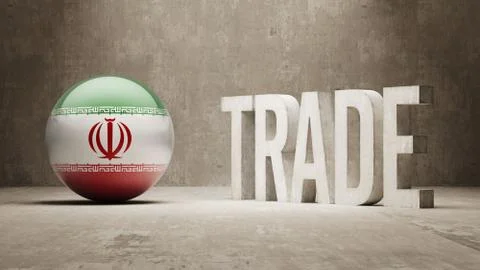 Iran. Trade Concept. Stock Illustration