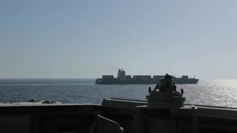 Iran: U.S. Navy Opens Fire And Seizes Iranian Ship In Dramatic Blockade C... Stock Footage 333114432