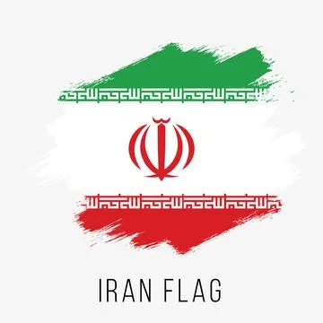 Iran Vector Flag. Iran Flag for Independence Day. Grunge Iran Flag Stock Illustration
