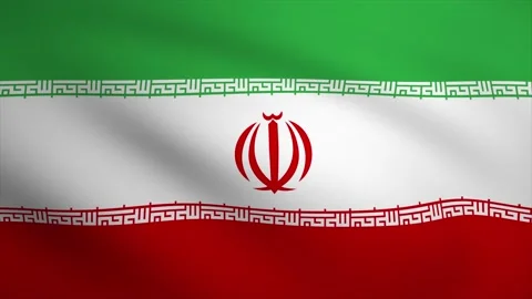 Iran Waving Flag Background Animation. Looping seamless 3D animation. Motio.. Stock Footage 230377116