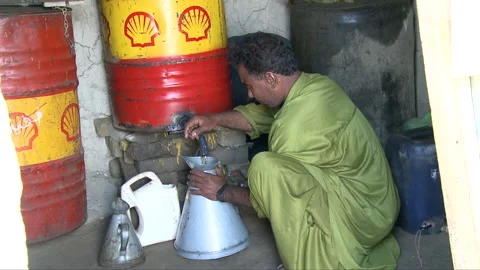 Irani smuggled petrol Stock Footage 202150008