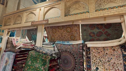 Iranian carpets 1 Stock Footage 328843331
