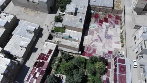 Iranian carpets 2 (1 Shot) Stock Footage