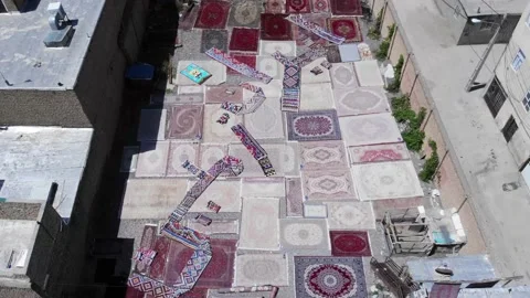 Iranian carpets 4 (1 Shot) Stock Footage 147345708