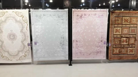 Iranian carpets and sofas 11 (1 shot) Stock Footage 147363577