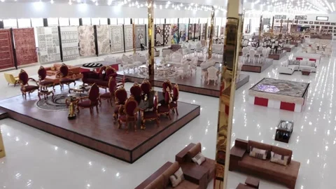Iranian carpets and sofas 8 (1 shot) Stock Footage 147362614