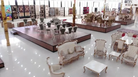 Iranian carpets and sofas 9 (1 shot) Stock Footage 147362665