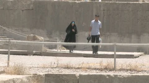 Iranian couple Video stock 8979710
