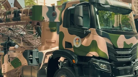 Iranian Electronic Warfare System Radar 1 Stock Footage 336289863